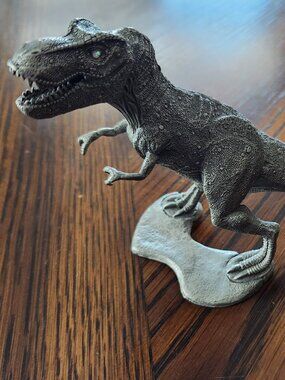 Pewter T-Rex Figurine for Dinosaur Enthusiasts